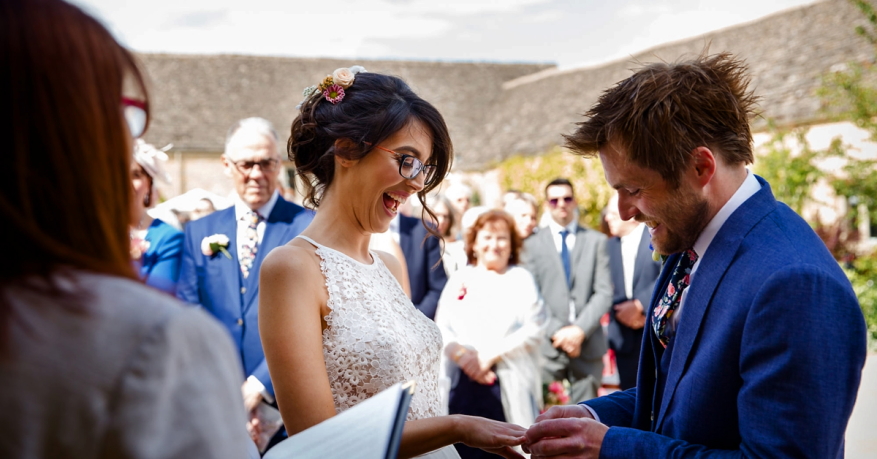 Wearing glasses on your wedding day